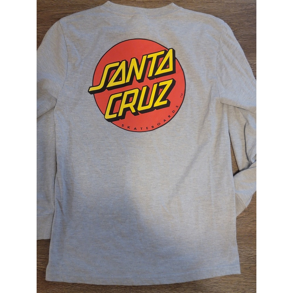 Santa Cruz Skateboards Long Sleeve Graphic Tee Streetwear Top Size 16 kids xl - Picture 5 of 6